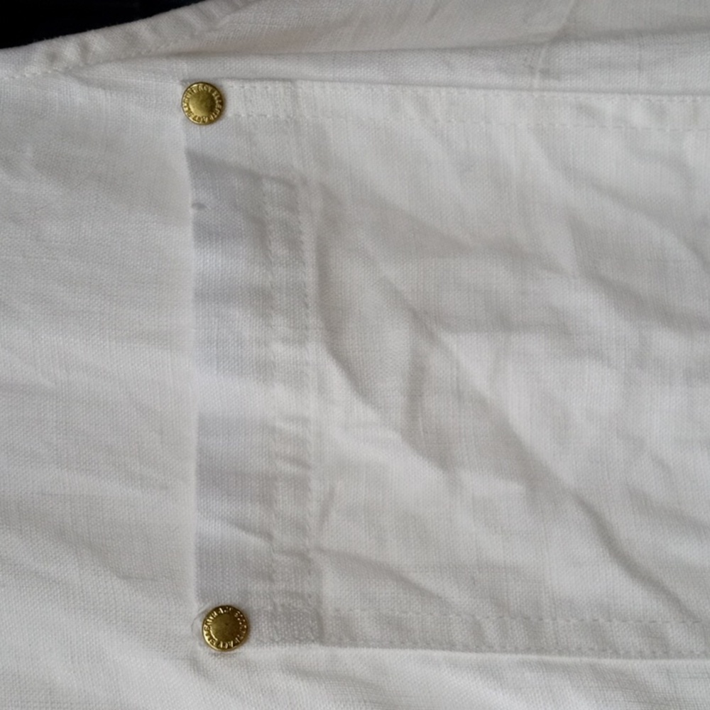 Linen tunic top Med Ellen Tracy - Picture 8 of 9